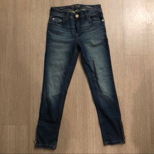 DL1961 Florence Zip Ankle Crop Jeans - Size 26